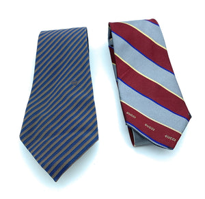 2 GUCCI Silk Neckties