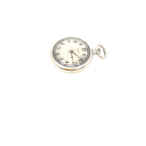 Agassiz Platinum Diamond Monogram Pocket Watch Pendant