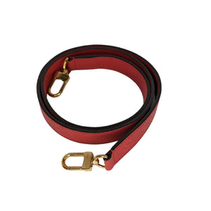 Louis Vuitton Red Leather Adjustable Shoulder Strap Louis Vuitton