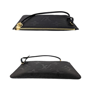 Louis Vuitton Black Monogram Empreinte Leather Pallas Pochette