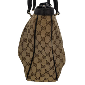 Gucci Brown GG Canvas Medium Sukey Tote Bag