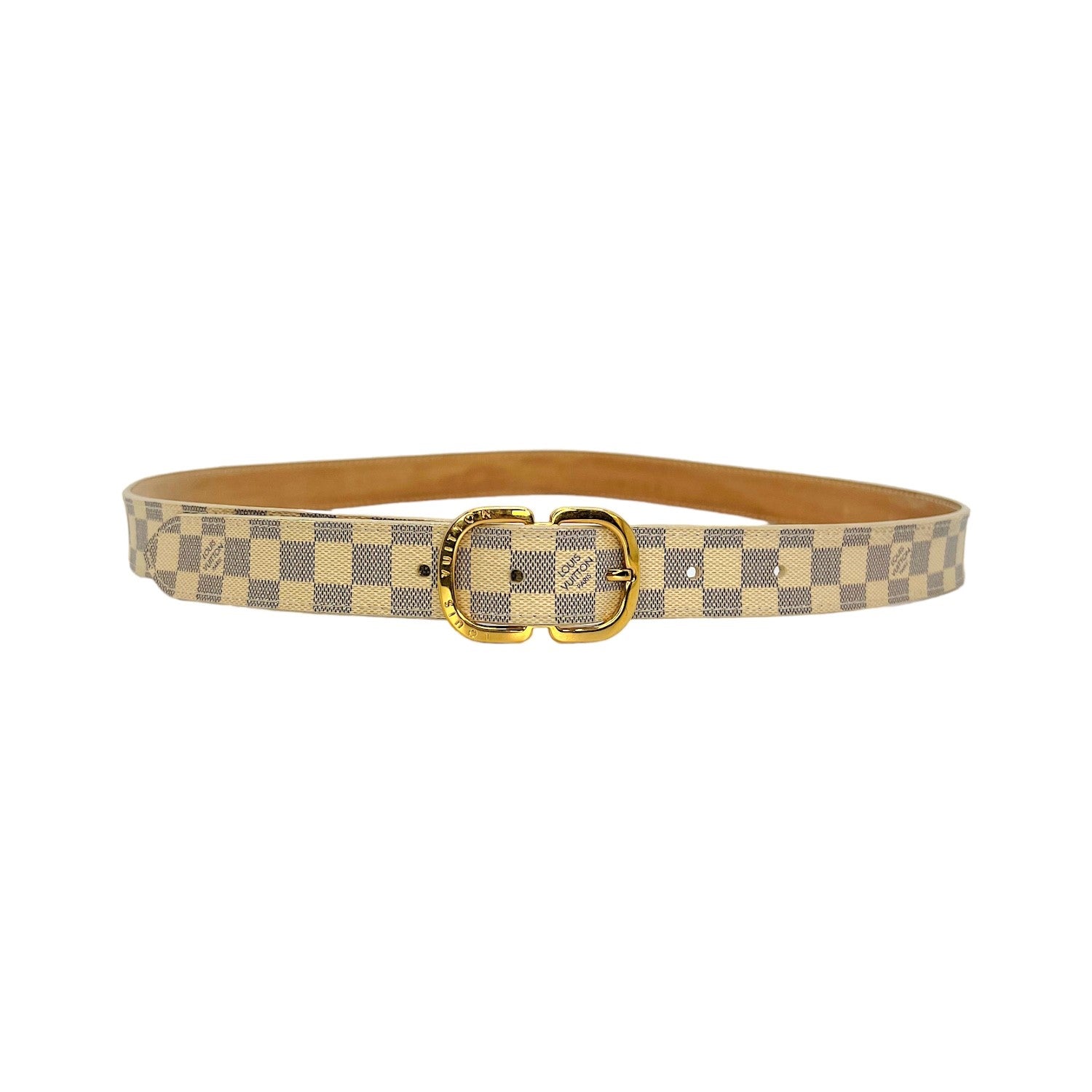 Louis Vuitton Damier Belt (white)