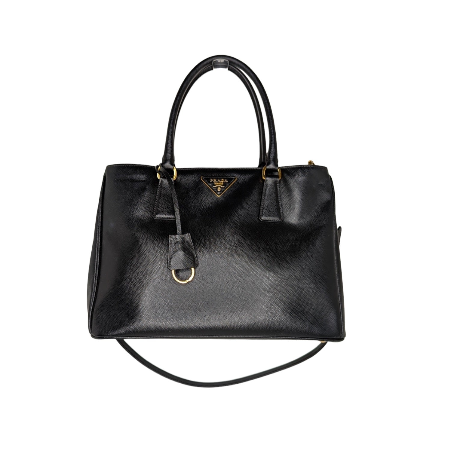 Saffiano leather shoulder bag