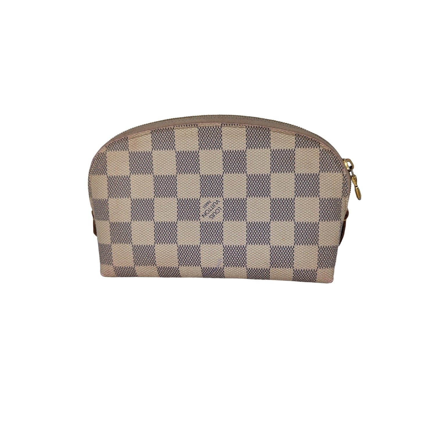 Cosmetic Pouch Damier Azur Canvas - Women - Travel