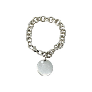 Tiffany & Co. Round Tag Charm Bracelet