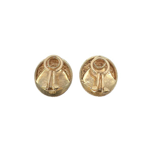 14K Yellow Gold & Nephrite Clip-On Earrings