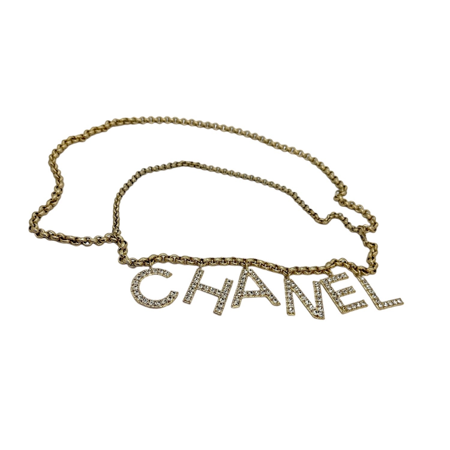 Chanel cc logo crystal belt or necklace – LLBazar