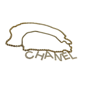 Chanel 1980's Gold Tone Metal Round Disk Chain Belt – catwalk