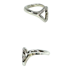 Tiffany & Co. Open Heart Ring - Sz. 6.75