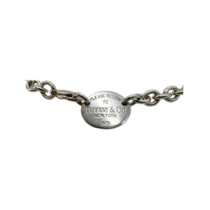 Tiffany & Co. Oval Tag Choker Necklace