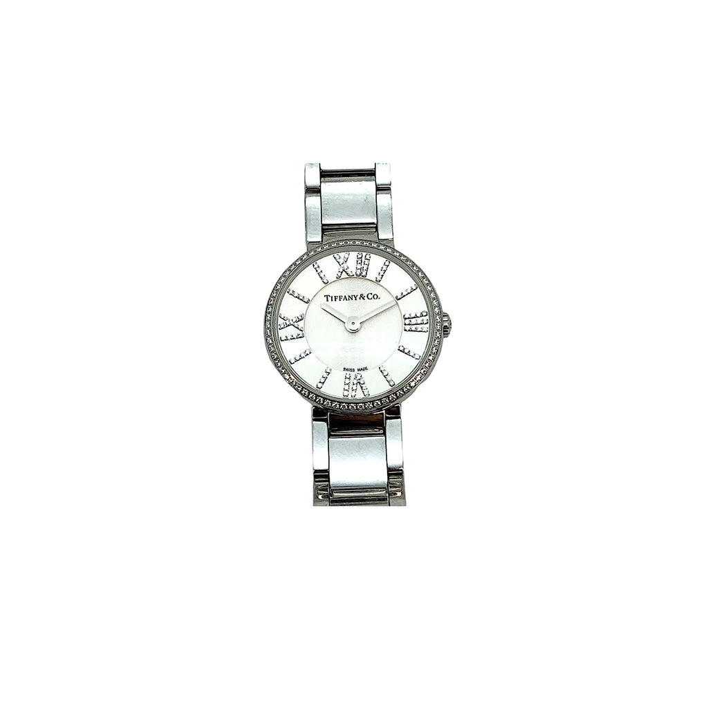 Tiffany & Co. Sterling Silver Case Atlas Watch 24mm Exc+5] Tiffany & Co. Atlas L0640 Women main image 3