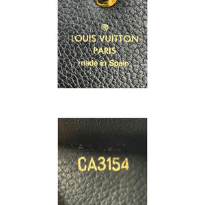 Louis Vuitton Monogram Empreinte Sarah Wallet Black