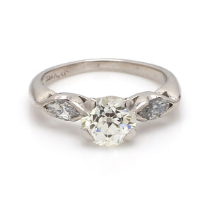 1.50ct Diamond Platinum Engagement Ring - Sz. 4.75