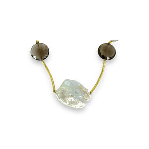 Janis Provisor Black Multi-Stone Beaded Necklace