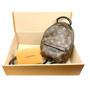 Louis+Vuitton+Palm+Springs+Backpack+Mini+Brown+Canvas for sale