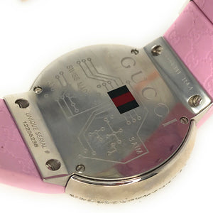 Gucci I Gucci Diamond Bezel Ladies Pink Digital Watch TheRelux