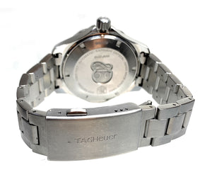 TAG Heuer WAP2010 Aquaracer Calibre 5 Stainless Steel Black Dial Watch