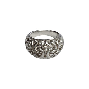 Sterling Silver Byzantine Ring - Sz. 6