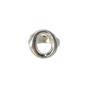 Louis Vuitton Goldtone Metal Monogram Sweet Heart Ring Size 6.5