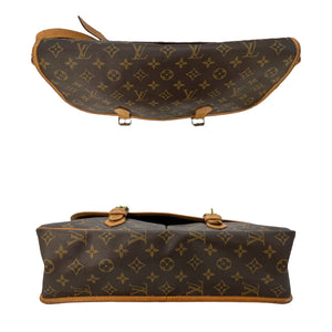 Shop for Louis Vuitton Monogram Canvas Leather Gibeciere GM Messenger Bag -  Shipped from USA