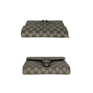 Gucci GG Supreme Monogram Dionysus Chain Wallet