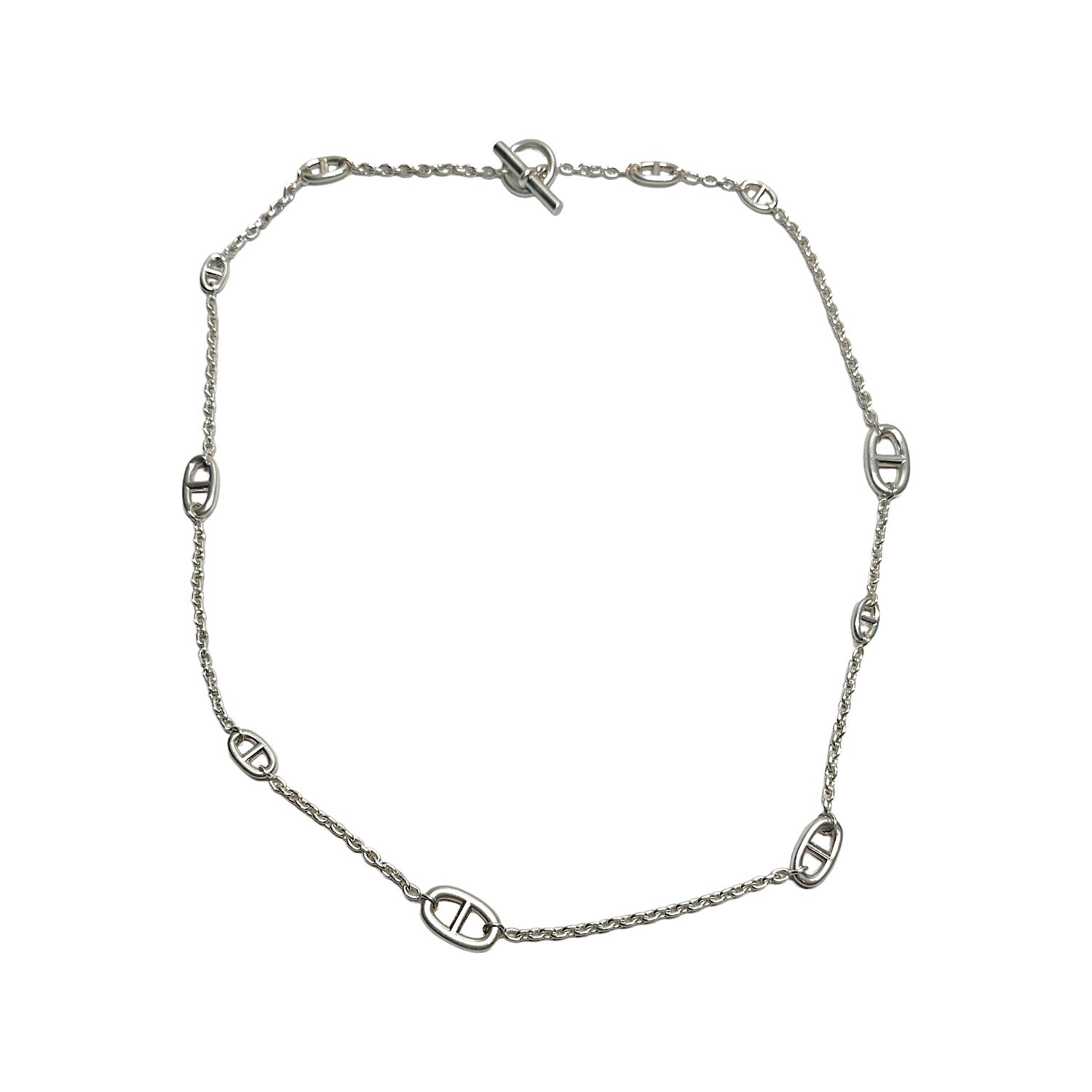 Louis Vuitton Chain Links Necklace Square Powder White in Ceramic with  Silver-tone - US