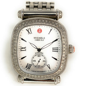Michele Women's MWW16C01A2025 'Caber Isle' Diamond Stainless Steel Watch