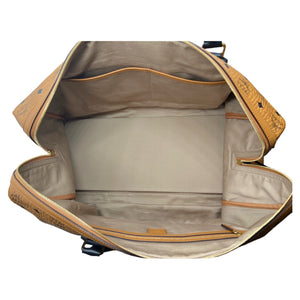 $1,290 MCM Vintage Jacquard Monogram Medium/LRG Duffle Travel bag  MWBCATA01LU001