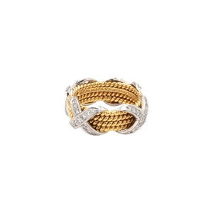 Tiffany & Co Schlumberger 4-Row X Ring - Sz. 6-3/4 | The ReLux