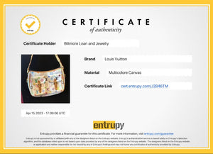 Louis Vuitton Authentic Multicolor Lodge PM Black - $1419 (39% Off