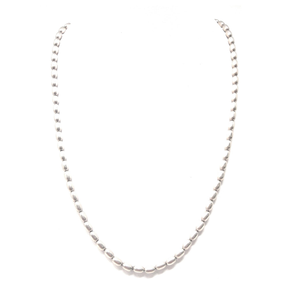 Louis Vuitton Chain Links Necklace Square Powder White in Ceramic with  Silver-tone - US