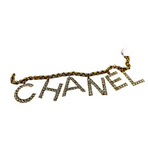 Chanel Crystal City of Lights Letter Waist Chain Belt