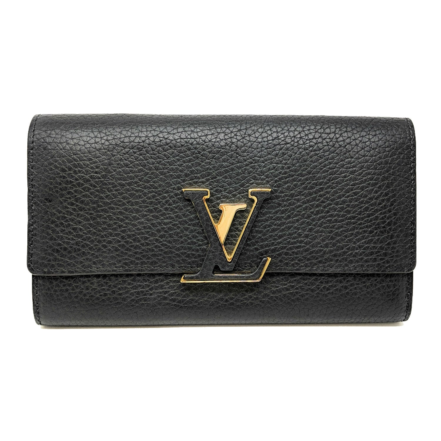 Louis Vuitton Capucines Wallet Pebble Taurillon
