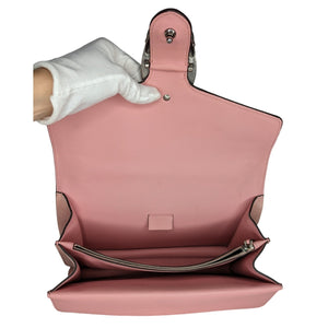 Gucci Suede Crystal Small Dionysus Shoulder Bag Peonia