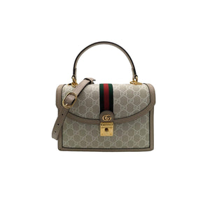 Gucci GG Supreme Small Ophidia Top Handle Bag