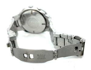 RADO Diastar Black Dial Chronograph Stainless Steel Men's Watch - Ref#541.0638.3